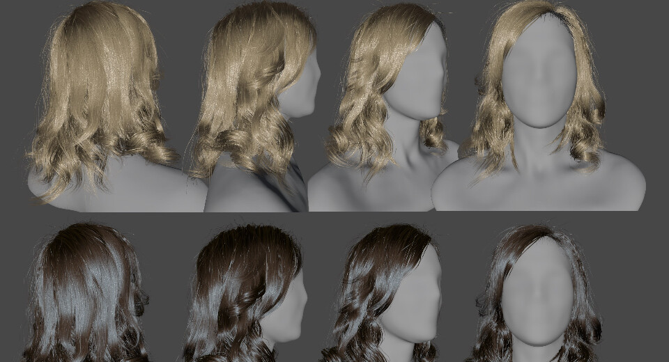 رندر و شبیه سازی مو ریل تایم نسل جدید