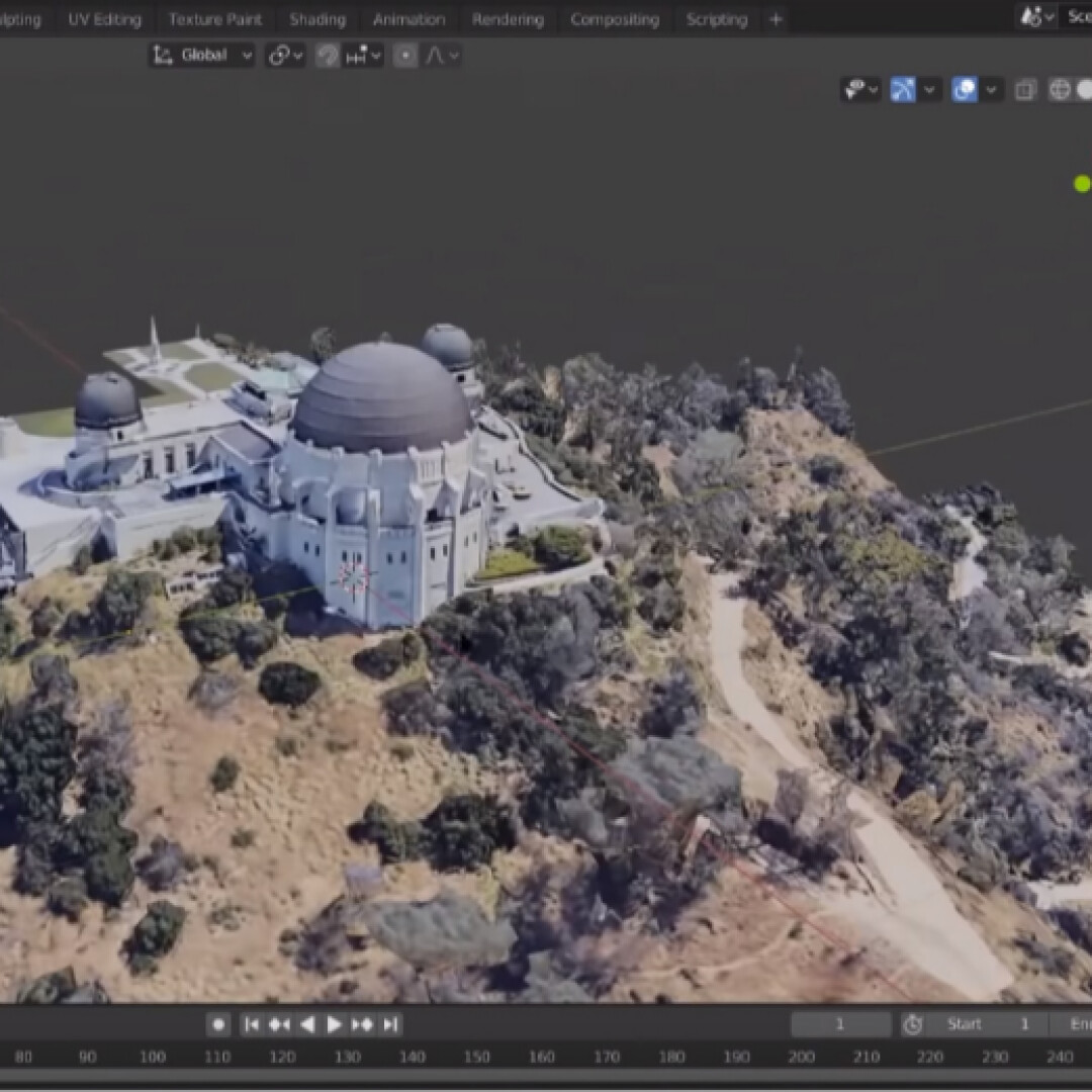 آموزش کار با Blender GIS