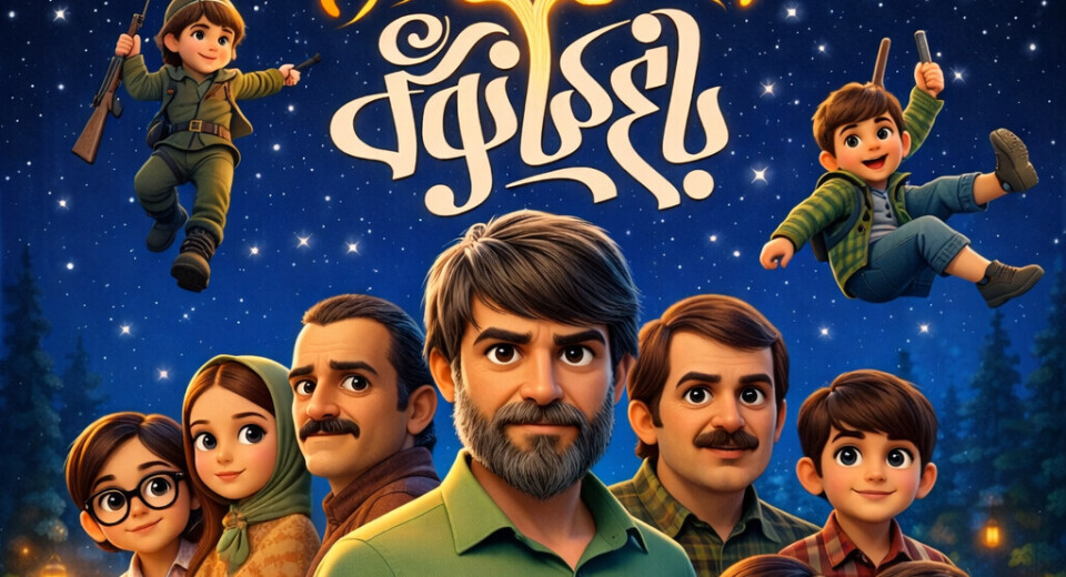 بخشی از پشت صحنه انیمیت فیلم باغ کیانوش