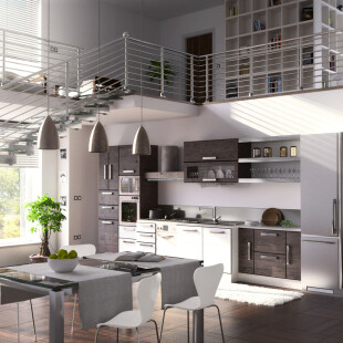 آشپزخانه پلان آزاد