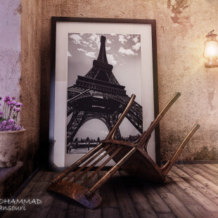 قاب عکس خاک خورده