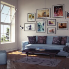 اتاق نشیمن و مطالعه