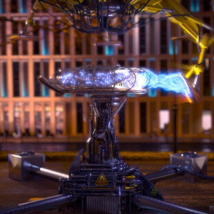 شبیه سازی برق tesla