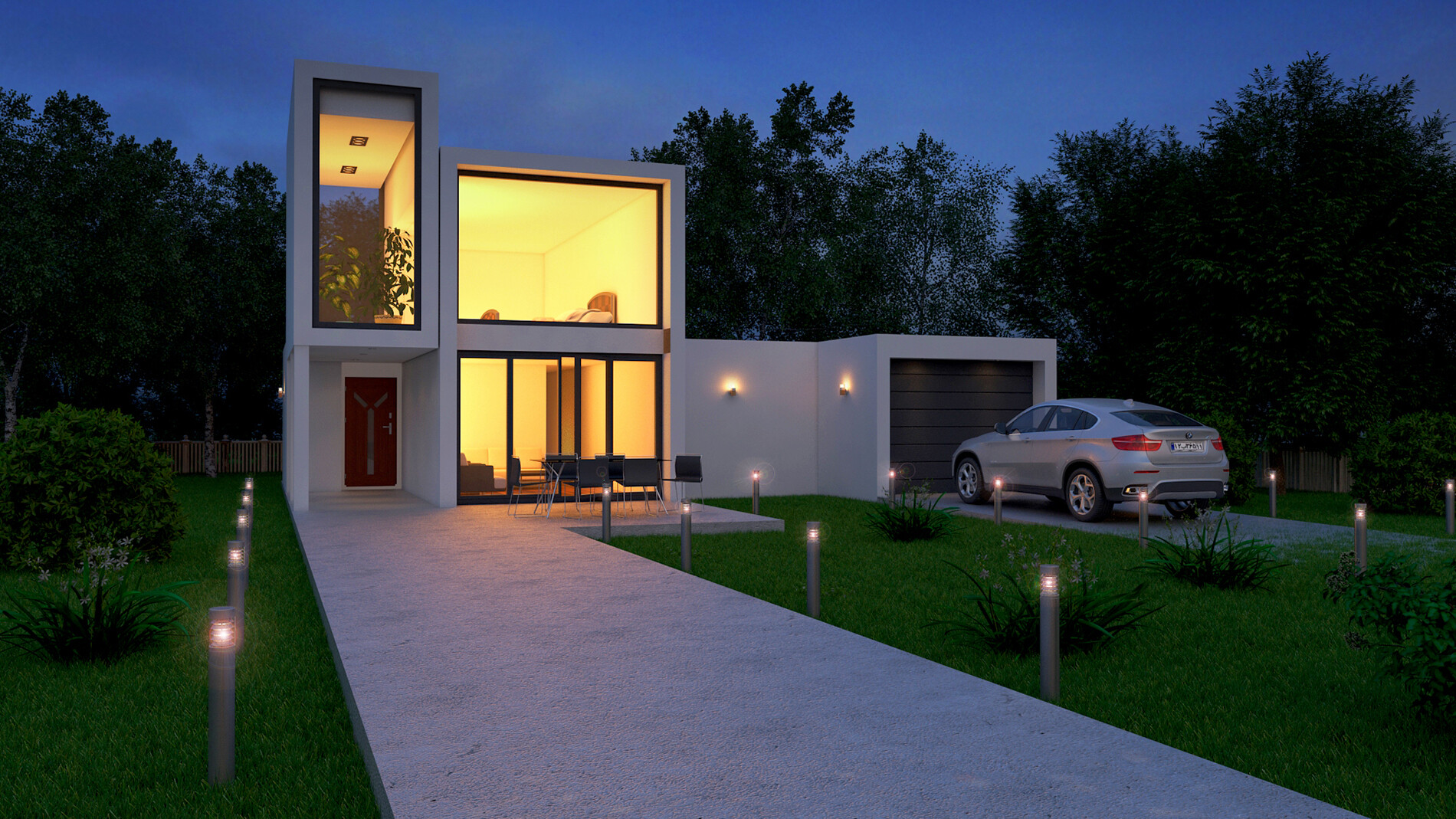 + ویلا در منطقه سرسبز + - تصویر 4280