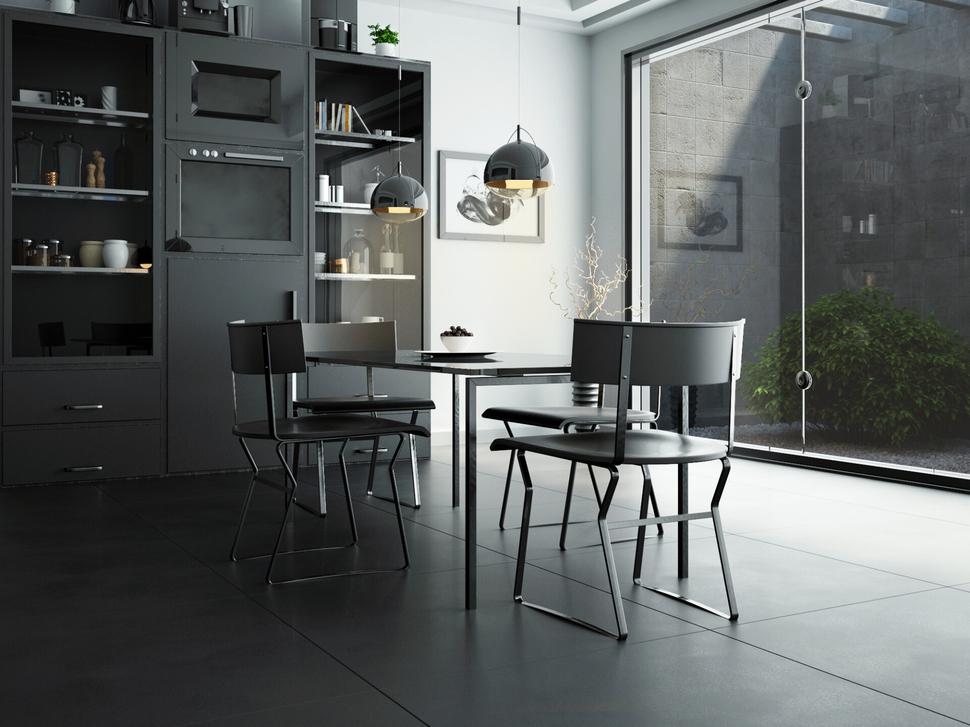 Black kitchen - تصویر 2919