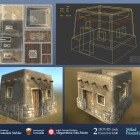 خانه کاه گلی lowpoly