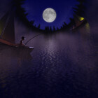 زیر نور ماه