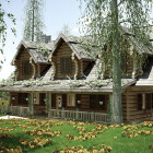 کلبه ای در طبیعت