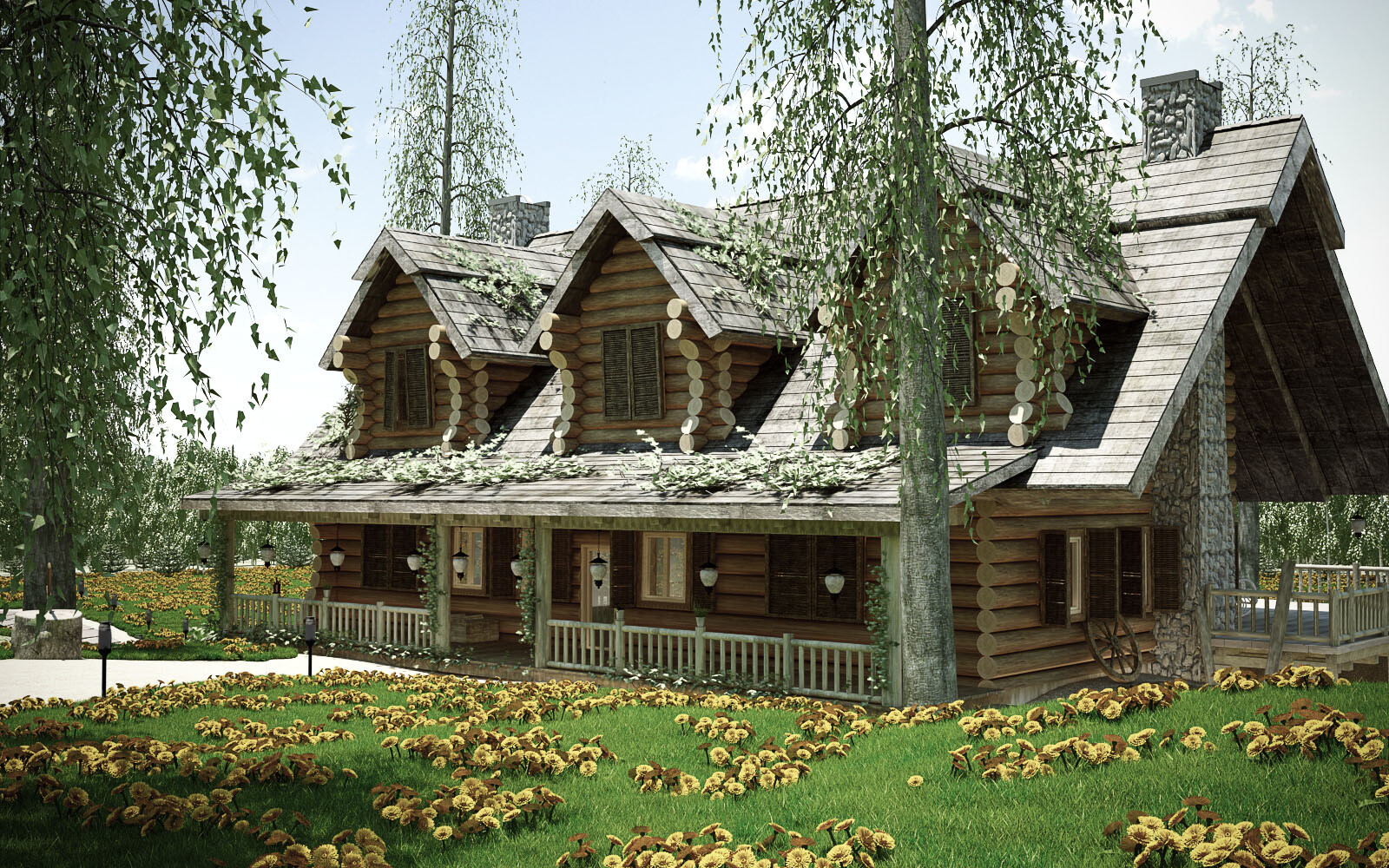 کلبه ای در طبیعت - تصویر 2792