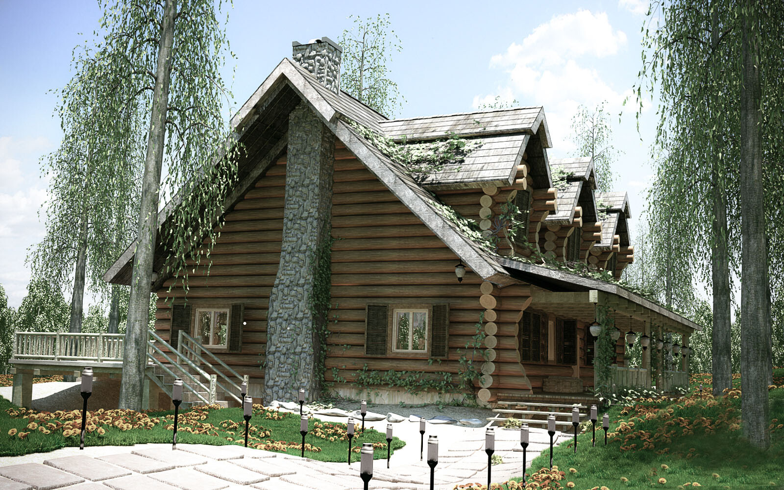 کلبه ای در طبیعت - تصویر 2793