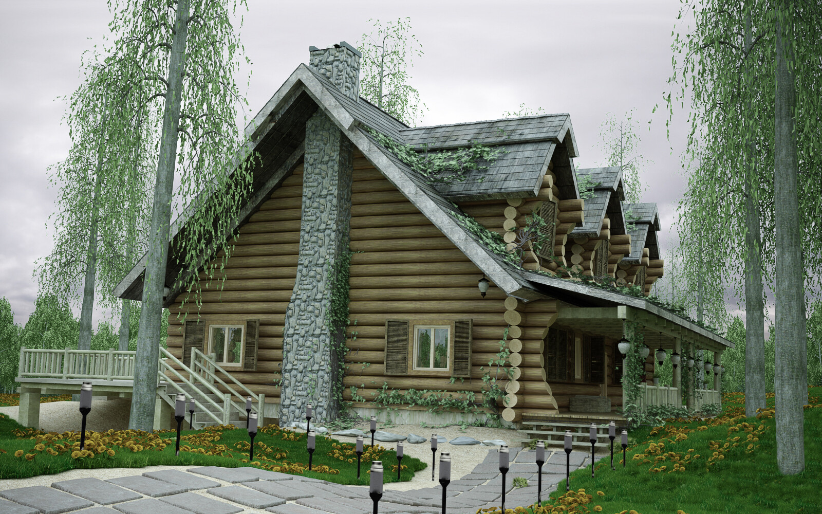 کلبه ای در طبیعت - تصویر 2794