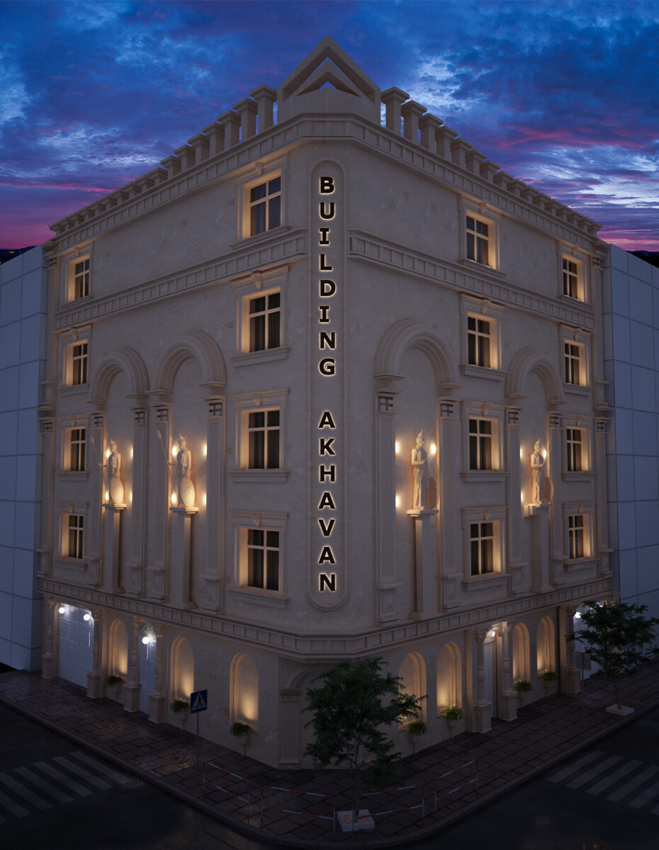 طراحی نمای رومی - تصویر 2805