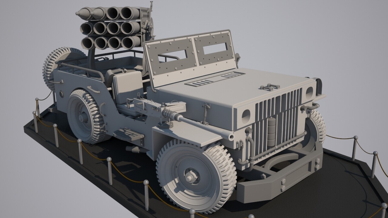 Modeling Old Jeep - تصویر 2818