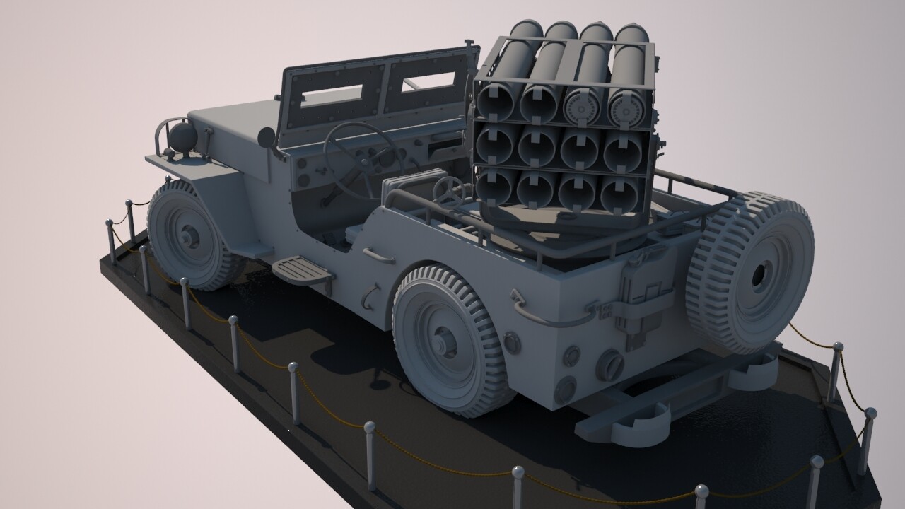 Modeling Old Jeep - تصویر 2820