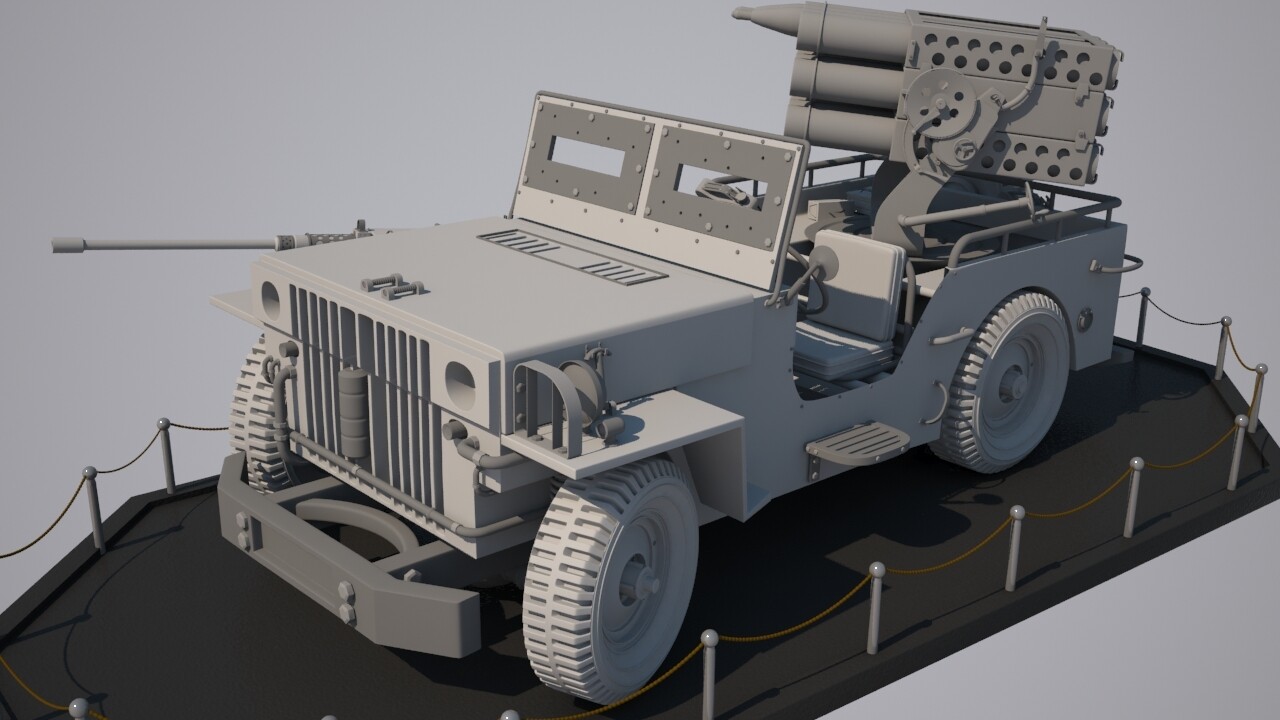 Modeling Old Jeep - تصویر 2821