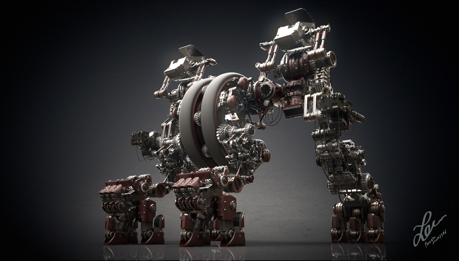 نمونه کار فرزین موید C - ROBOT (Gorilla version ) - تصویر 30