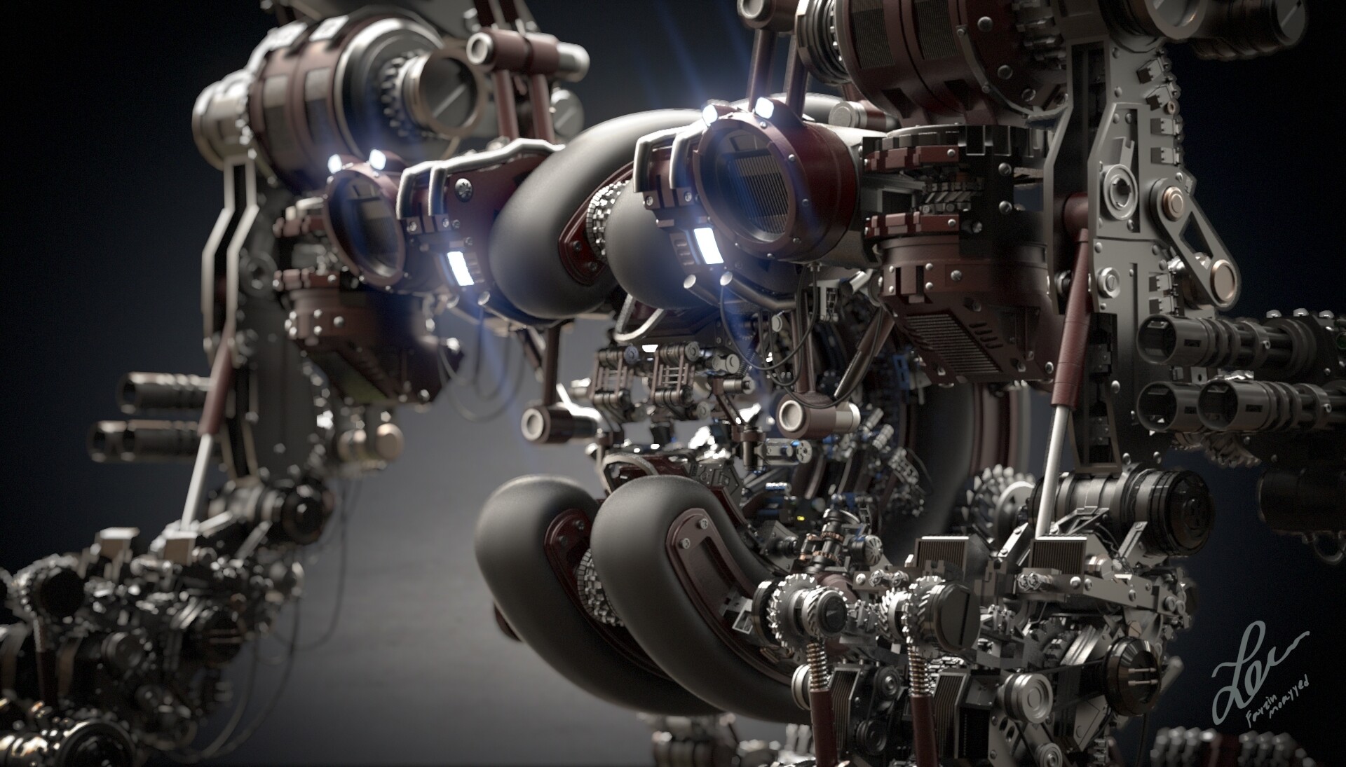 نمونه کار فرزین موید C - ROBOT (Gorilla version ) - تصویر 31