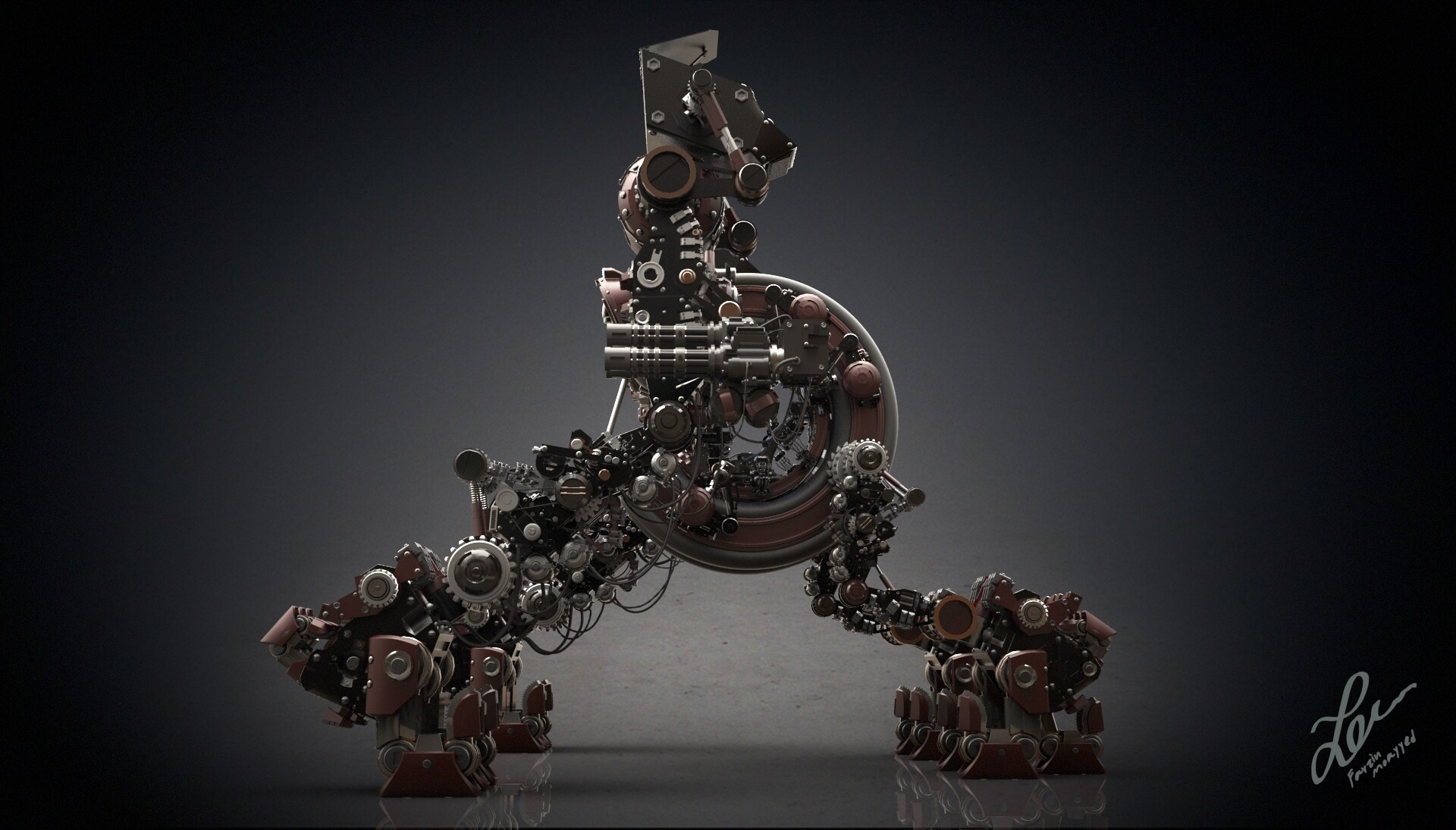 نمونه کار فرزین موید C - ROBOT (Gorilla version ) - تصویر 32