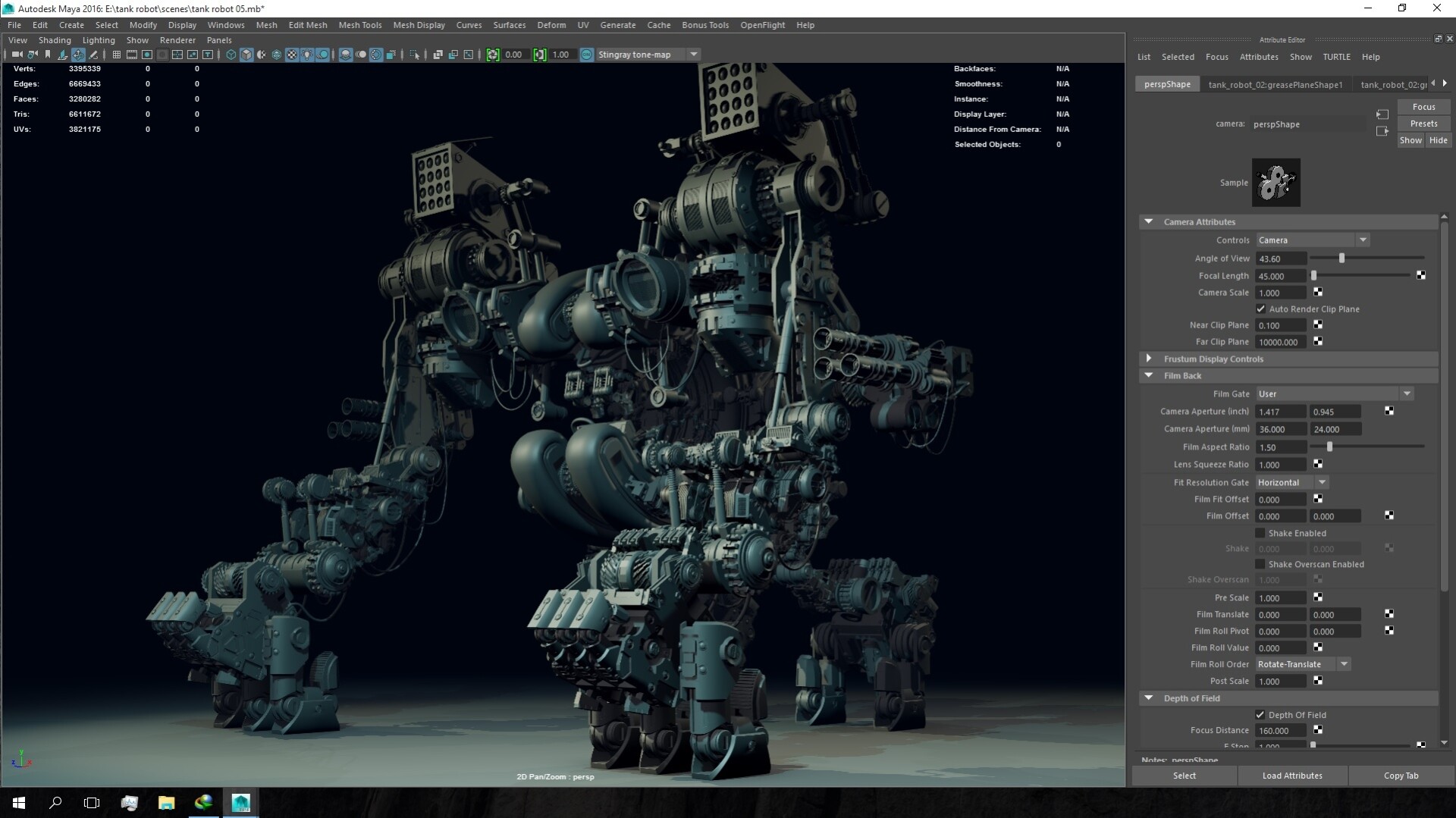 نمونه کار فرزین موید C - ROBOT (Gorilla version ) - تصویر 35