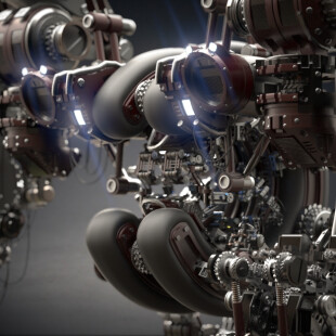 نمونه کار فرزین موید C - ROBOT (Gorilla version )