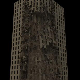 شبیه سازی تخریب ساختمان - 3ds Max , Thinking Particles