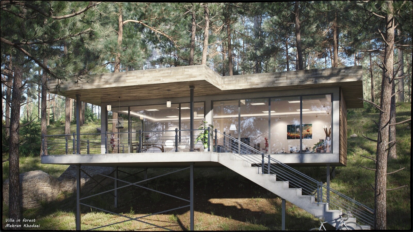 Villa in the forest - تصویر 2519