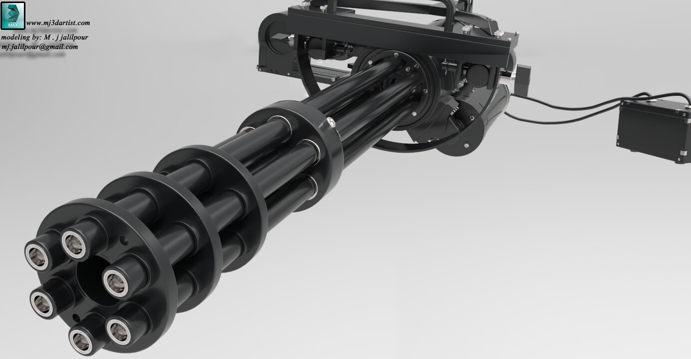 Modeling Mini Gun - تصویر 2637