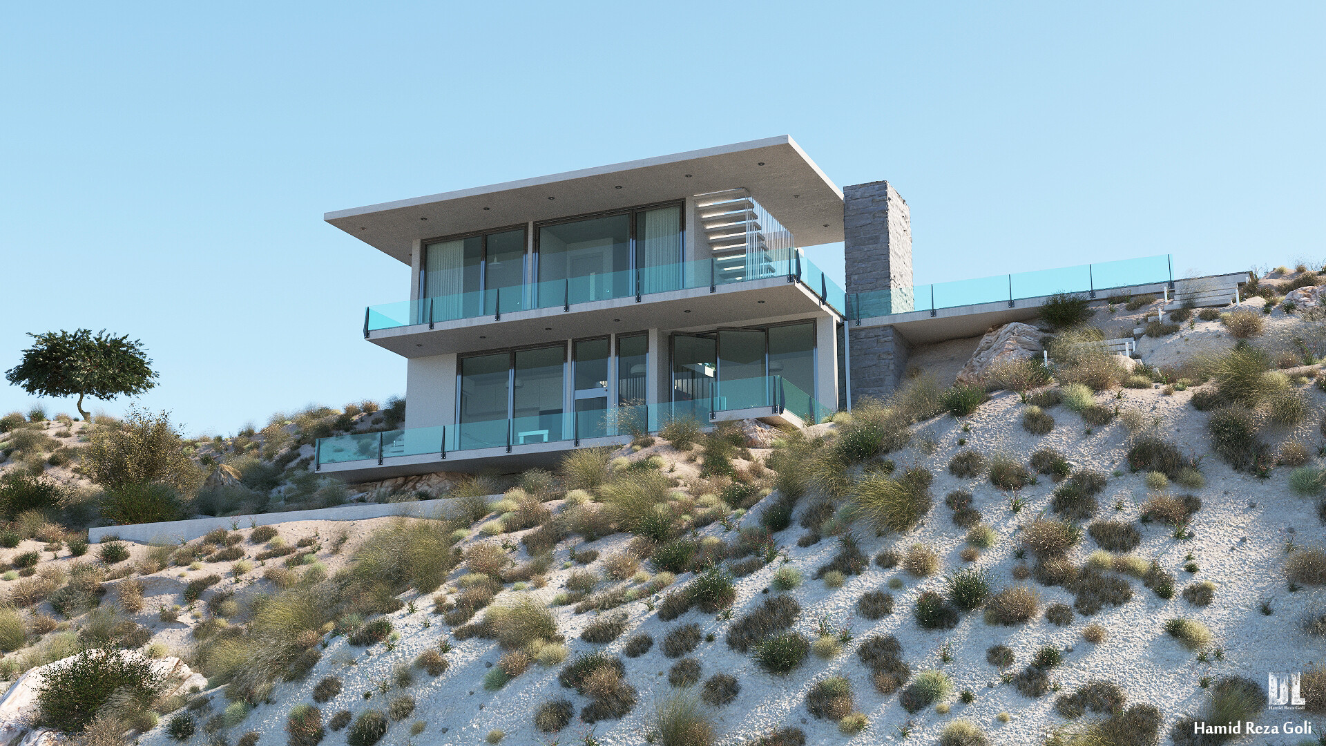 چند رندر دیگر از ویلا - تصویر 2494