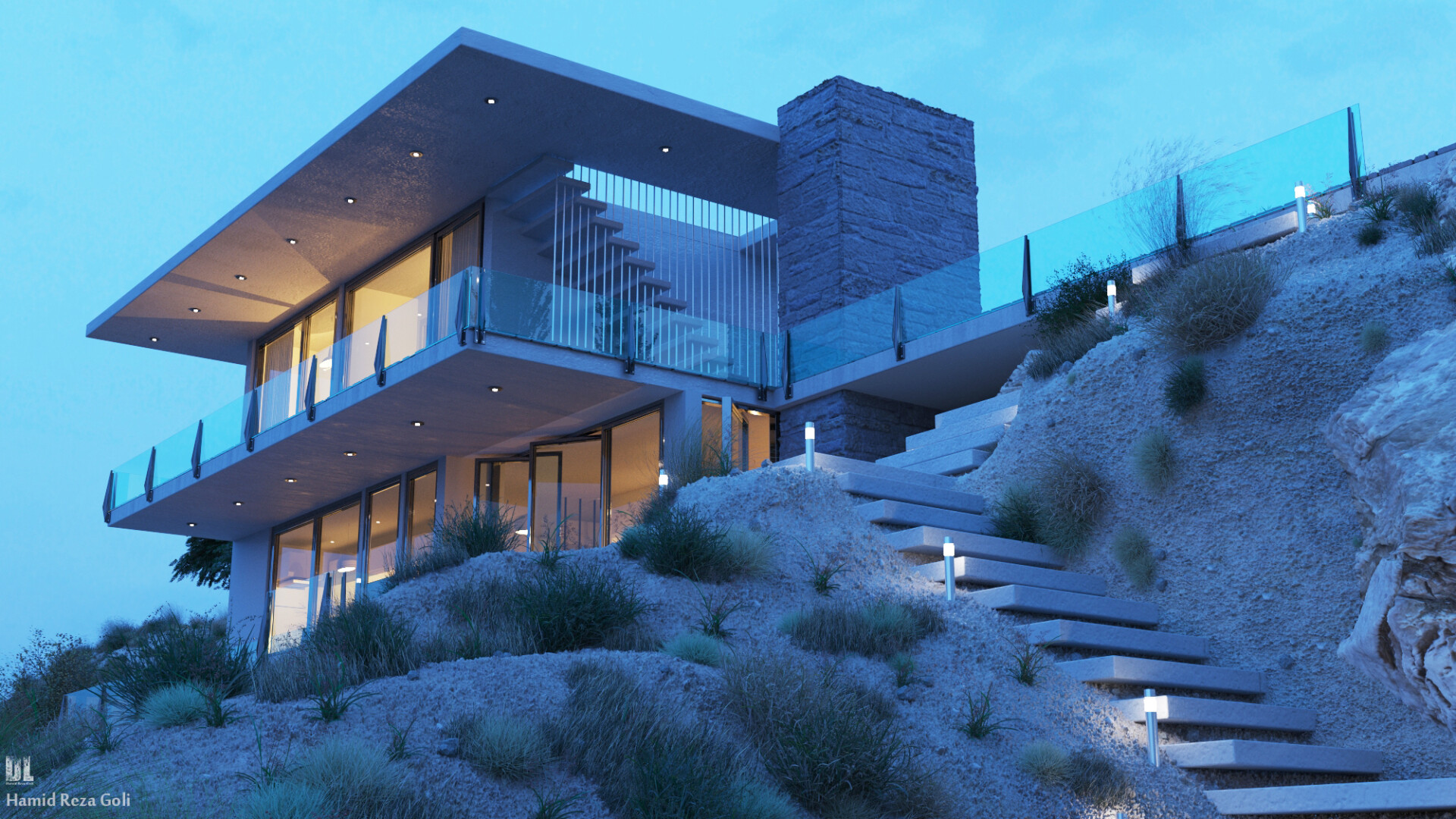 چند رندر دیگر از ویلا - تصویر 2495