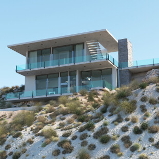 چند رندر دیگر از ویلا