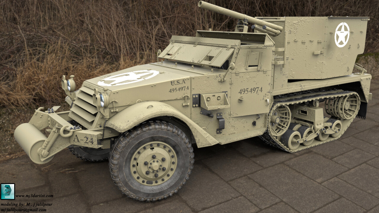 Rendering Half Track - تصویر 4066