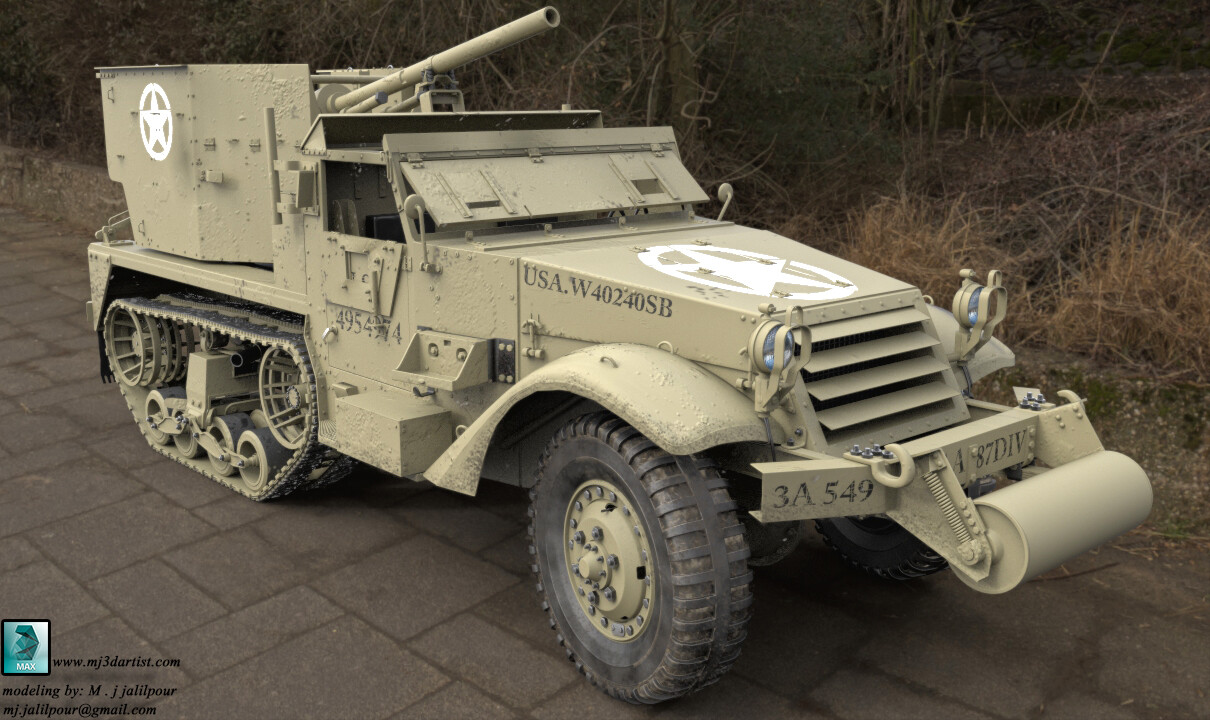 Rendering Half Track - تصویر 4067