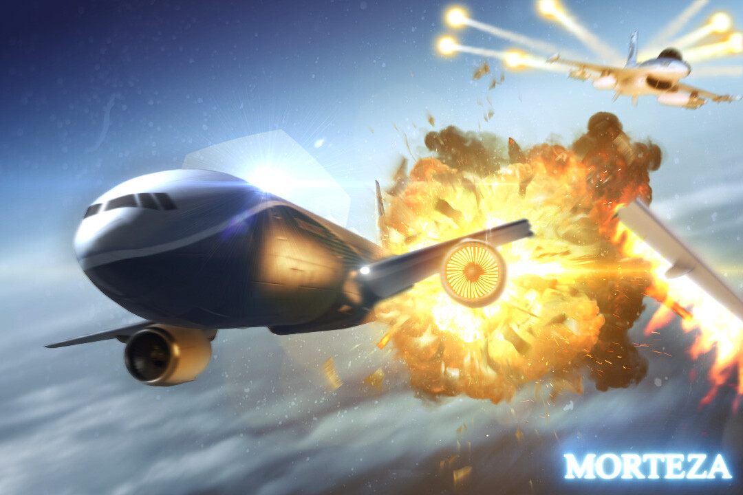 نمونه کار کامپوزیت انفجار هواپیما (آپدیت شد) - تصویر 2307