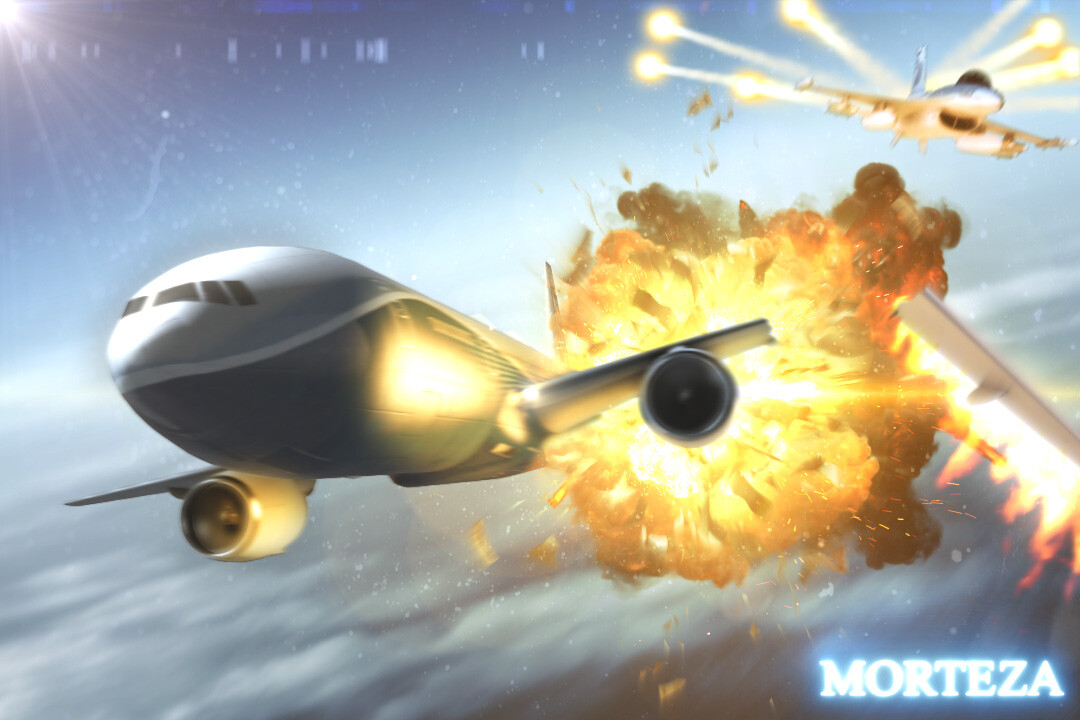 نمونه کار کامپوزیت انفجار هواپیما (آپدیت شد) - تصویر 2308