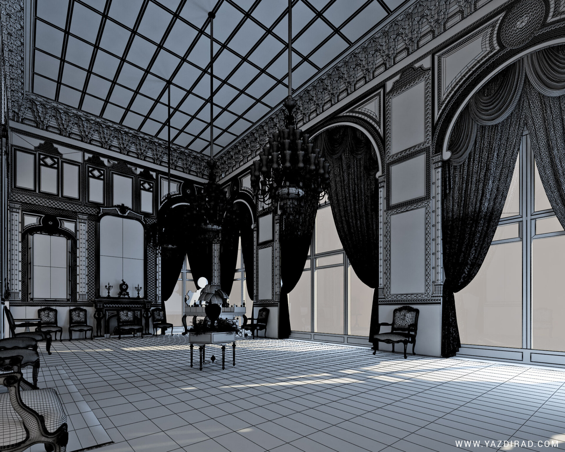 تالار آیینه کاخ گلستان - تصویر 135