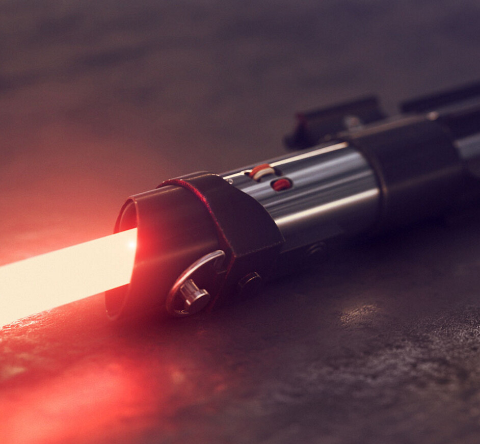 نمونه کار مدل سازی شمشیر نوری - تصویر 2301