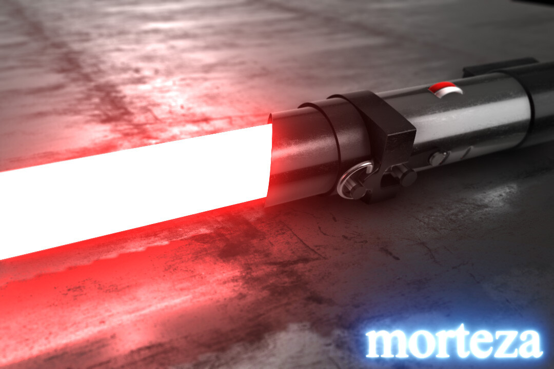 نمونه کار مدل سازی شمشیر نوری - تصویر 2302