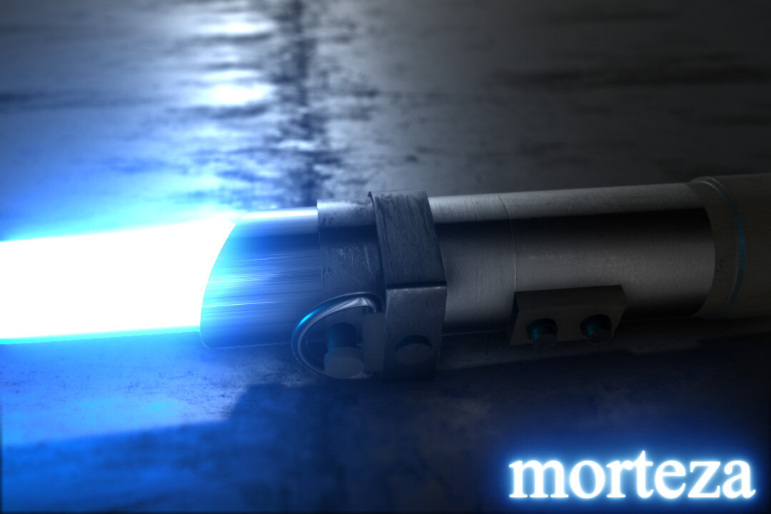 نمونه کار مدل سازی شمشیر نوری - تصویر 2303