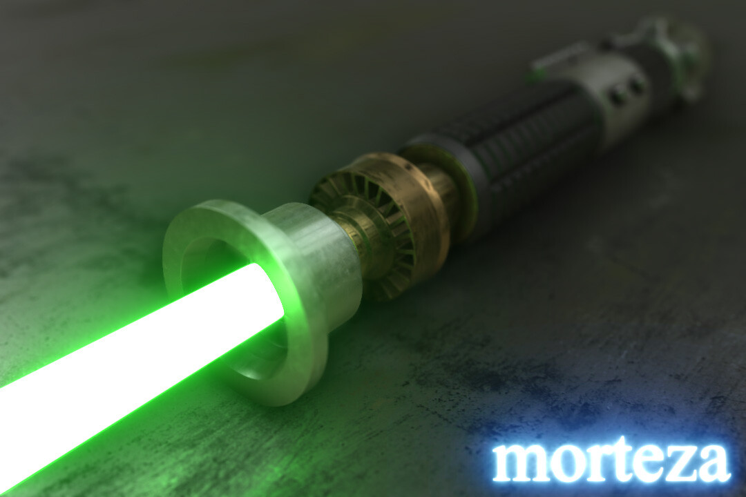 نمونه کار مدل سازی شمشیر نوری - تصویر 2304