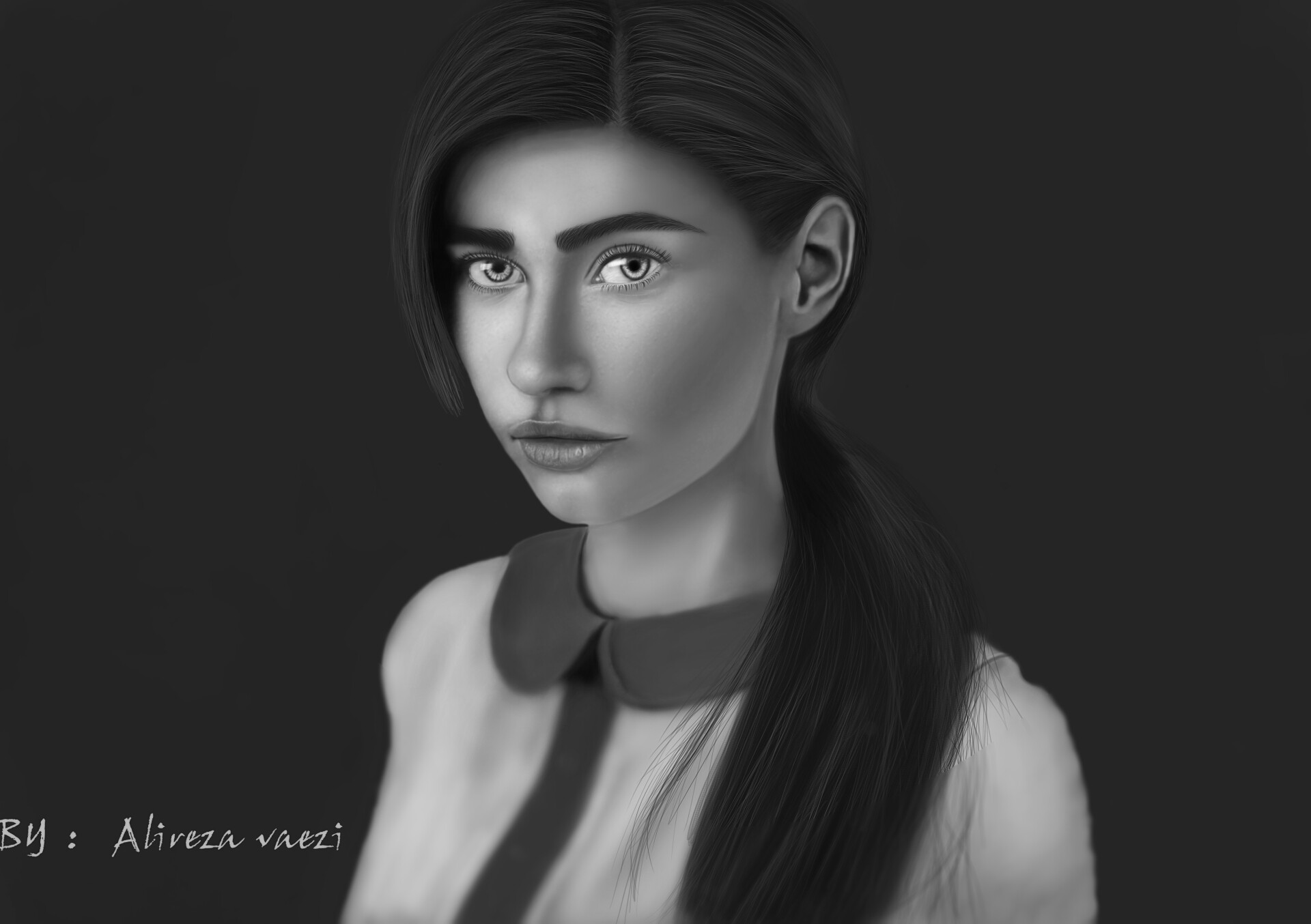 Digital painting چهره - تصویر 2144