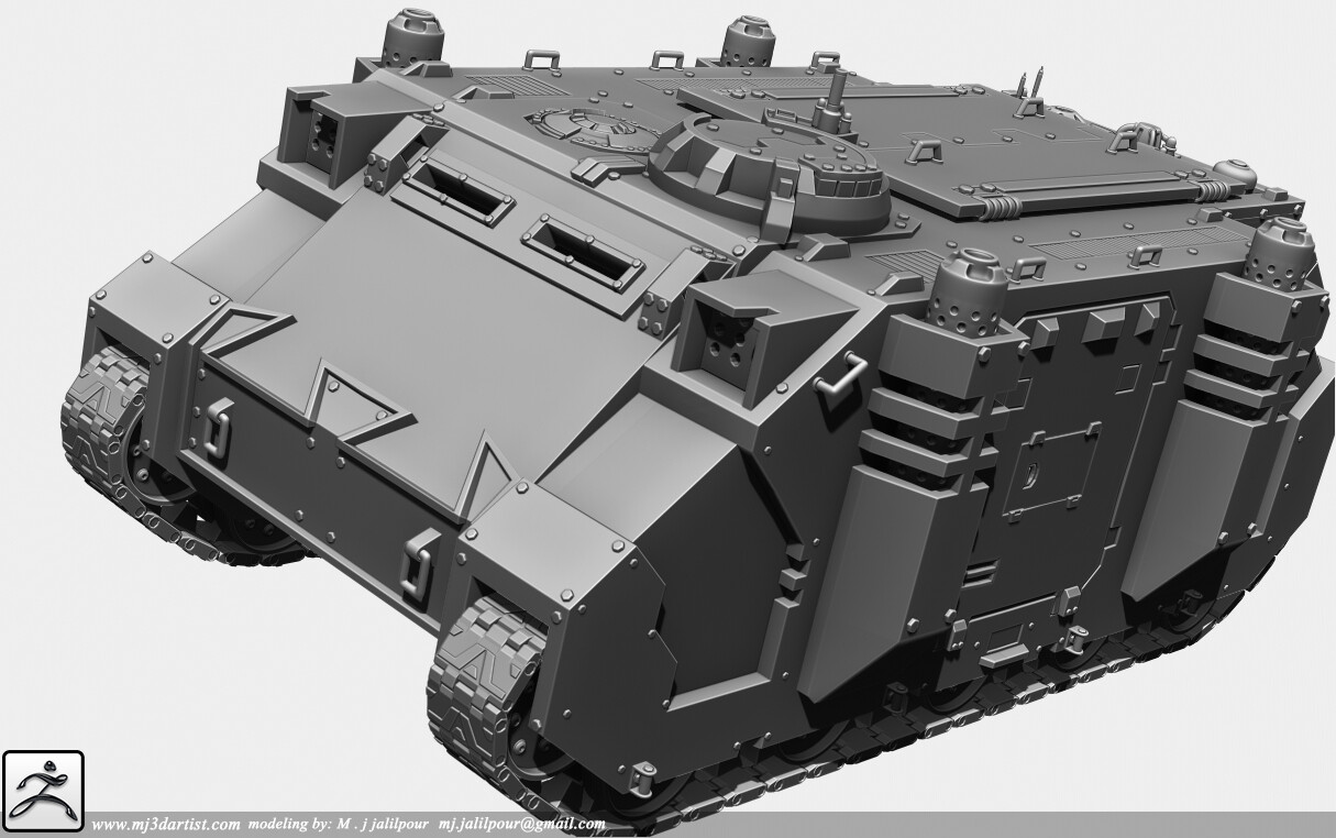 Modeling: Rhino Tank - تصویر 2217