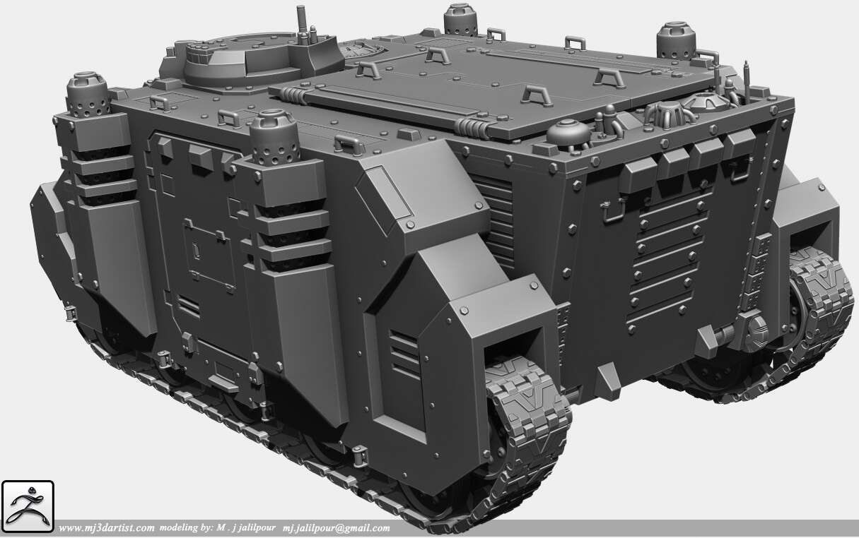 Modeling: Rhino Tank - تصویر 2218