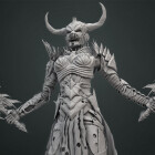 Undead female warrior