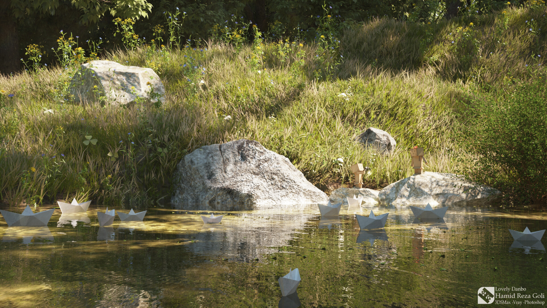 پشت صحنه رندر قبلی (( شخصیتهای کاغذی Danbo )) - تصویر 1876