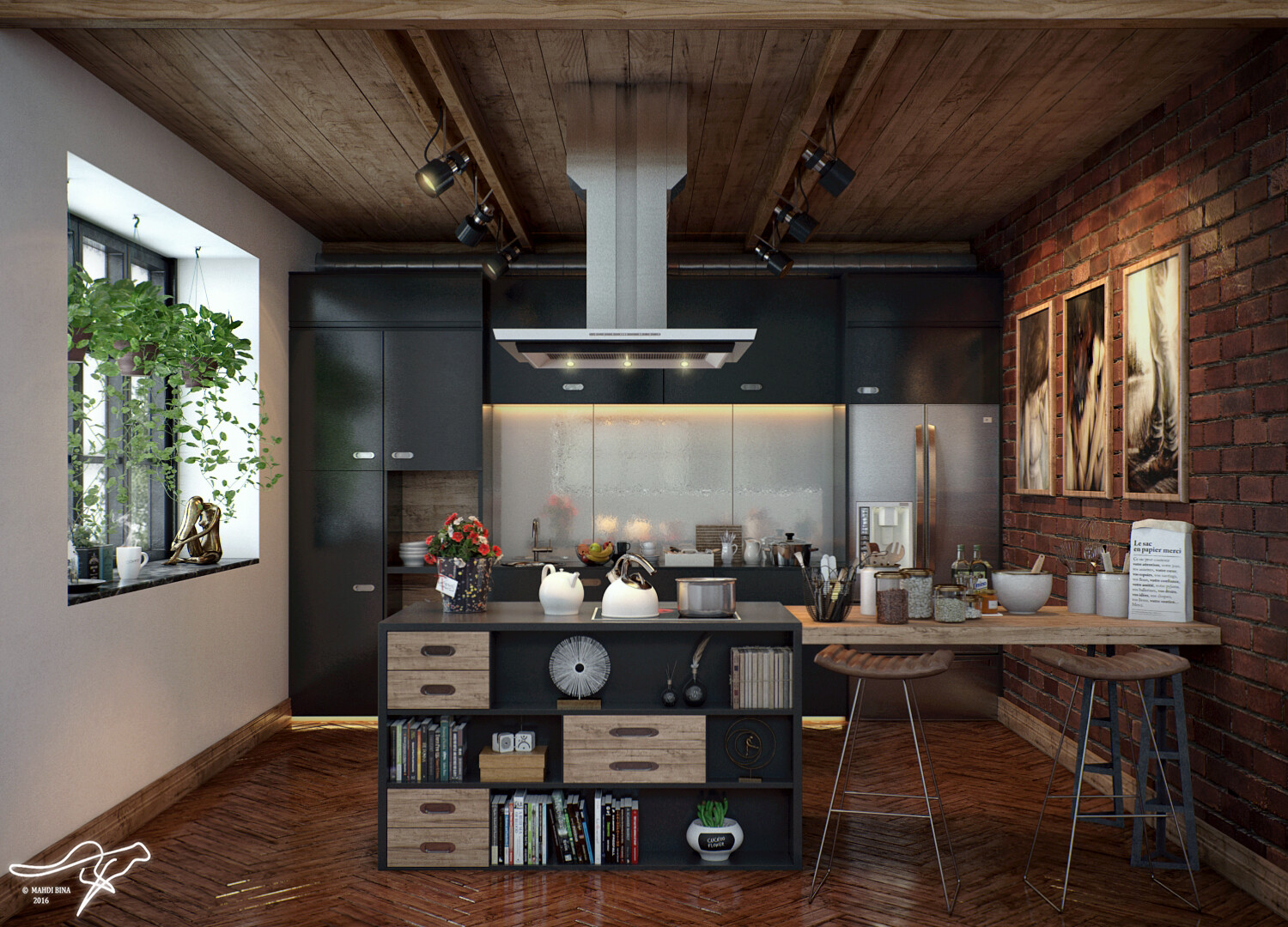 kitchen _ interior - تصویر 1577