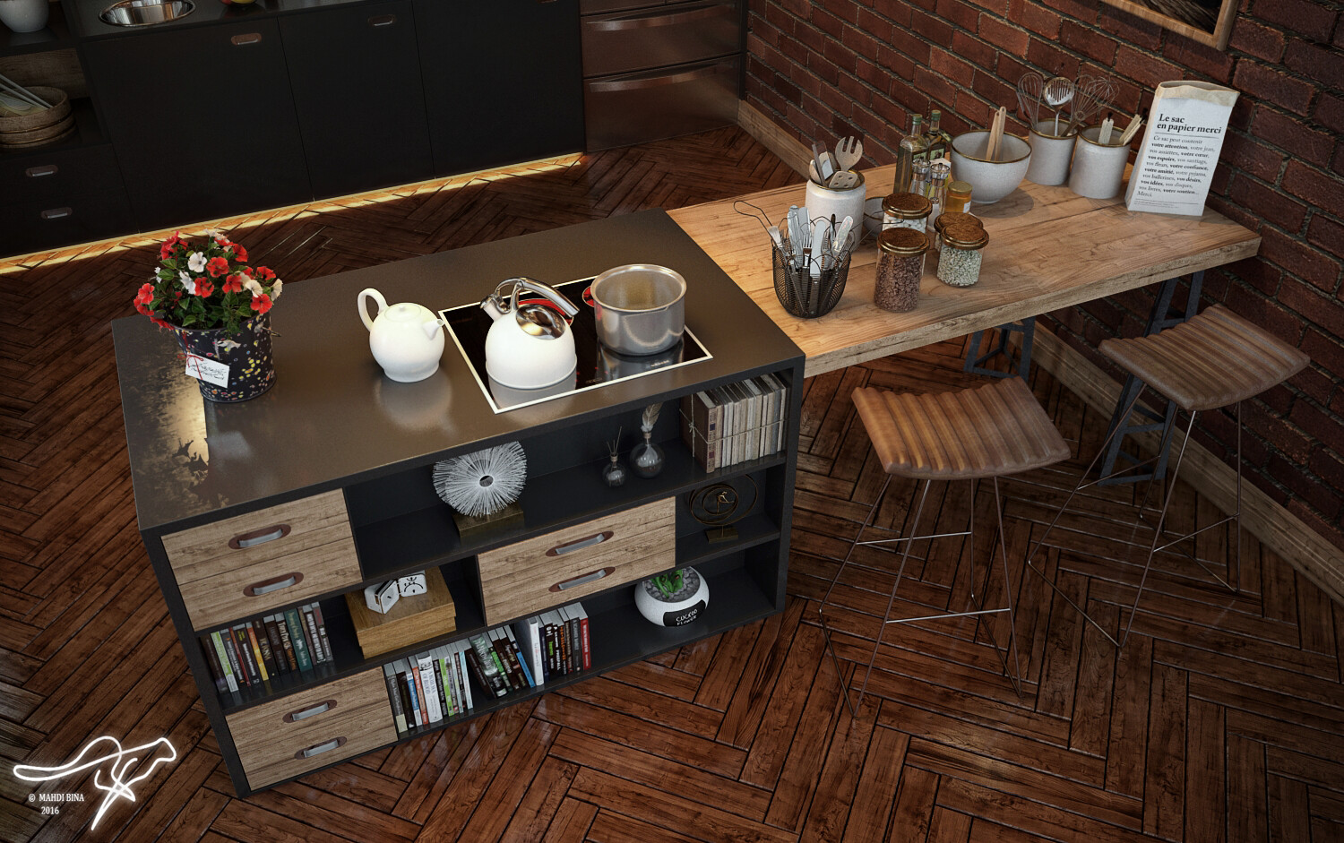 kitchen _ interior - تصویر 1579