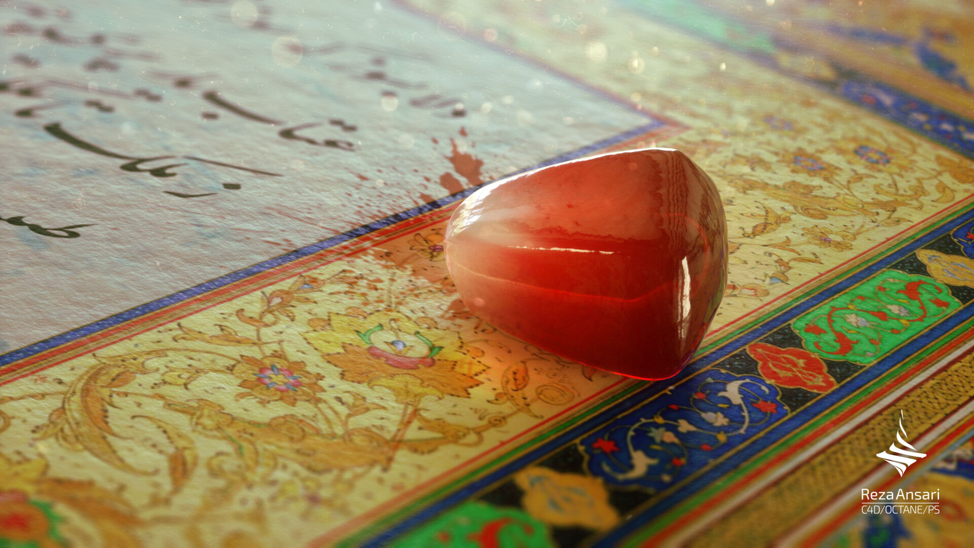 کار شخصی برای شب یلدا (دونه انار) - تصویر 1505