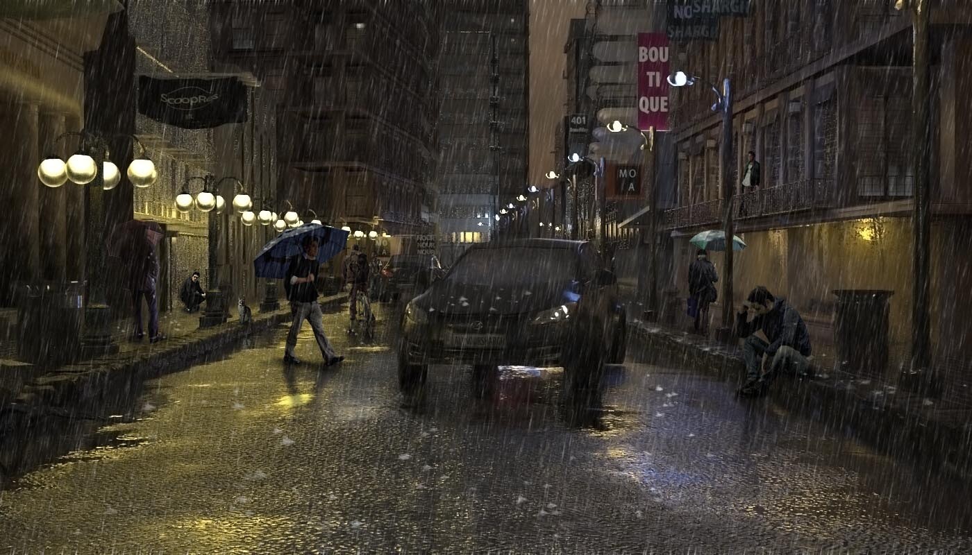 The rainy Street.. - تصویر 1466