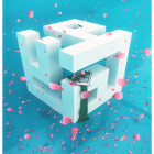 محمد/خط کوفی/سه بعدی