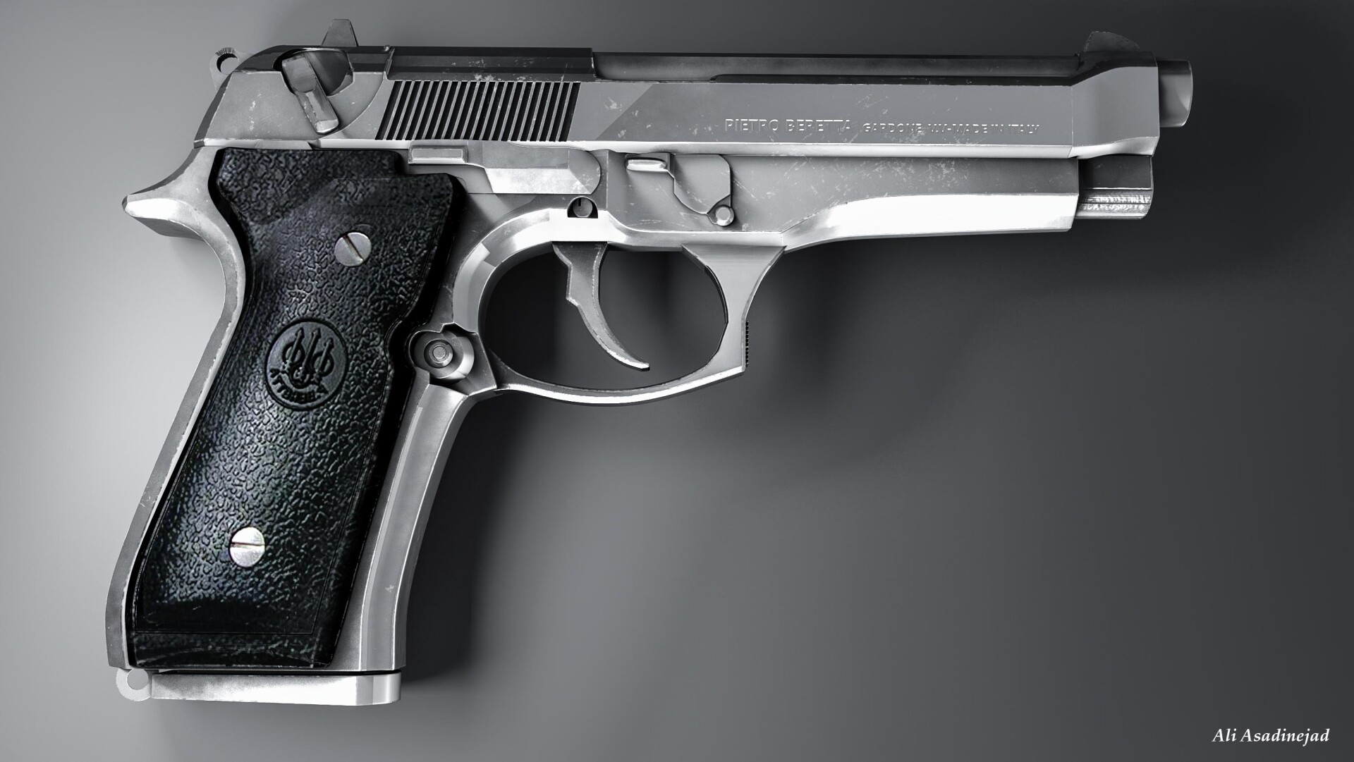 اسلحهBERETTA92fs - تصویر 6326